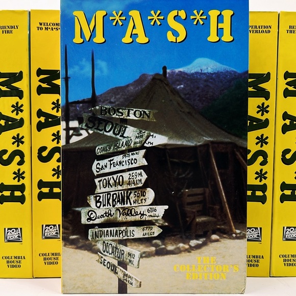 MASH TV Authentic Autograph Mike Farrell & 9 MASH Collectors Edition VHS Tapes - Picture 3 of 7